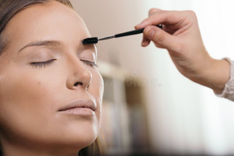 Eyebrow make up stock image. Image of makeup, fashion 139011503