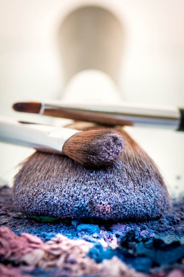 Make up brush royalty free stock photo Make up brush royalty free stock photo
