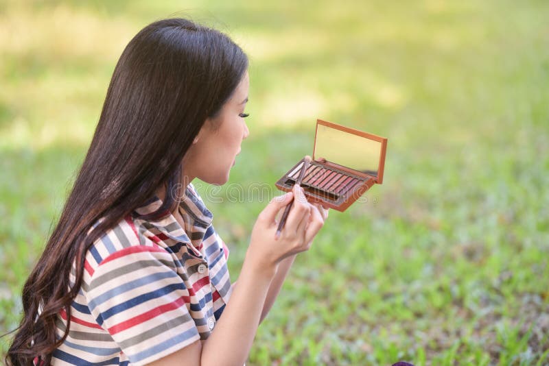 Make up eyelash Brush stock photography Make up eyelash Brush stock photography