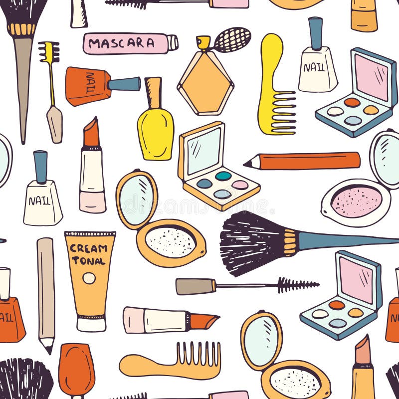 Make Up Seamless Pattern