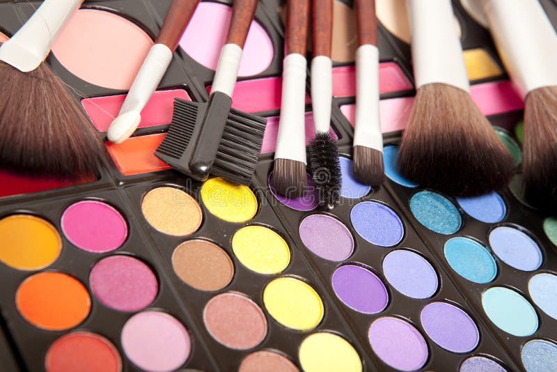 Makeup accessories stock image. Image of cosmetics, cosmetology 33833667