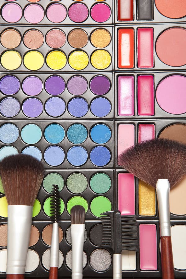 Makeup accessories stock image. Image of cosmetics, cosmetology 33833667