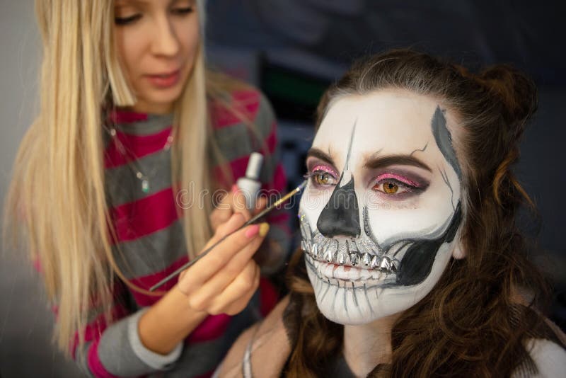 Skeleton Face Painting Stock Photos Download 327 Royalty Free Photos