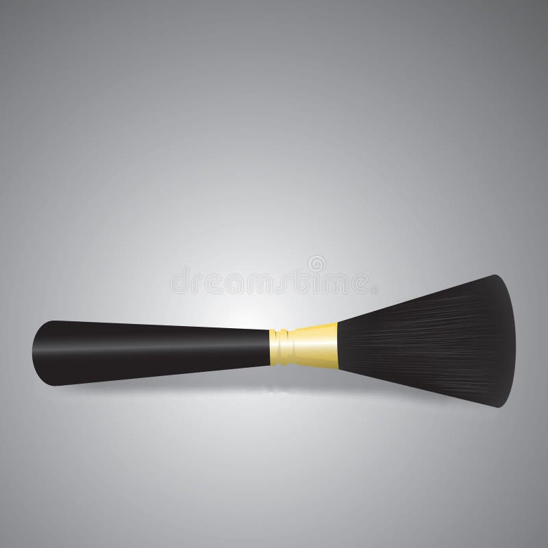A Makeup Brush Illustration. Stock Illustration Illustration of