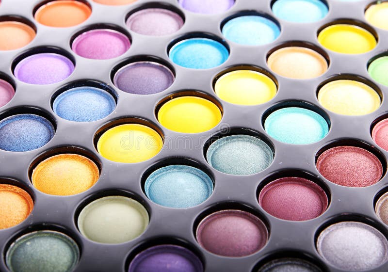 Makeup Colorful Eyeshadow Palette Stock Photo Image of palette