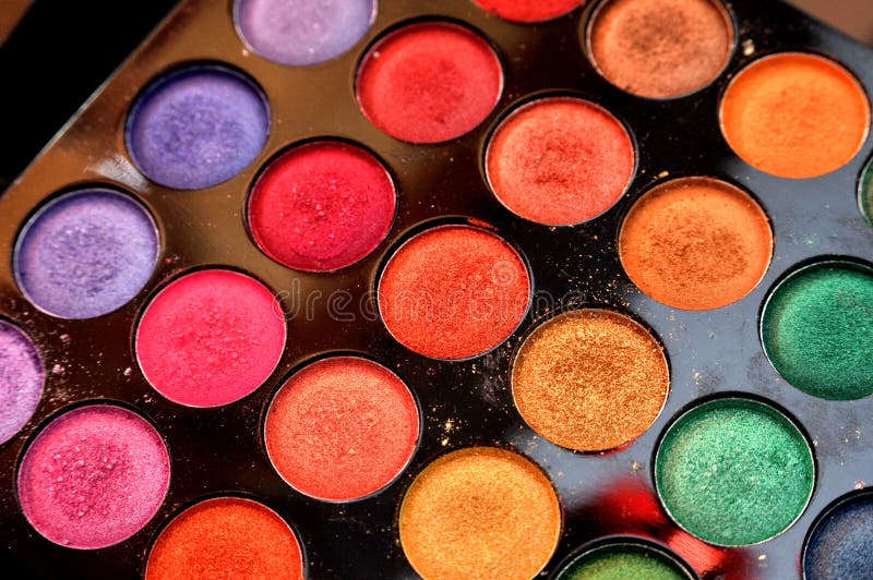 Makeup colours stock photo. Image of cosmetics, application 21198554
