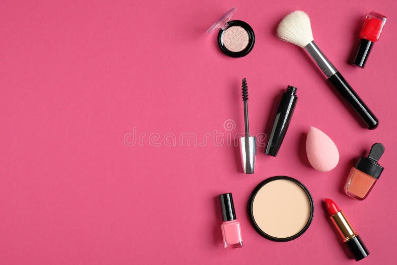 Pink Background Makeup gambar ke 4