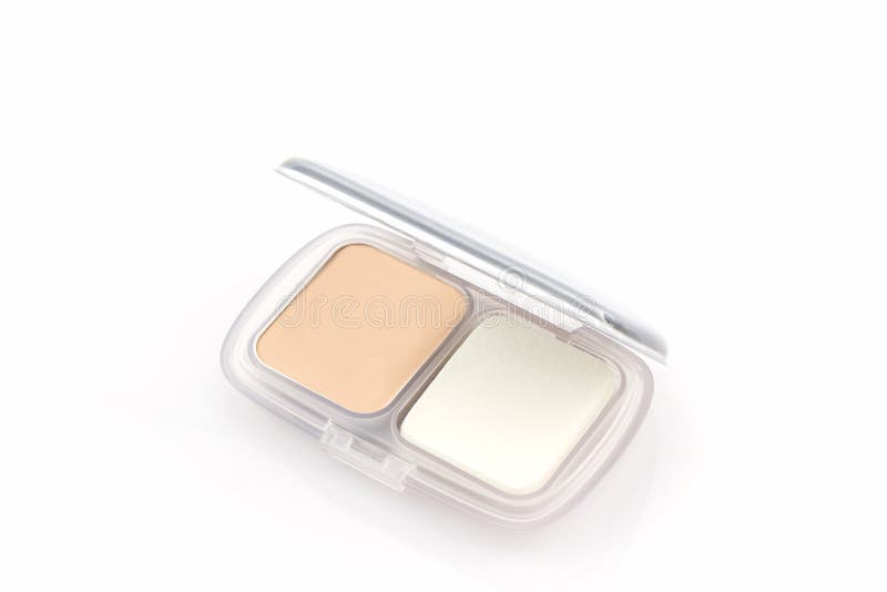 Makeup Powder In White Case. Stock Image Image of cosmetic, care
