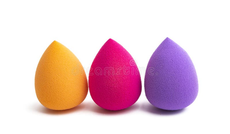 Makeup sponge isolated