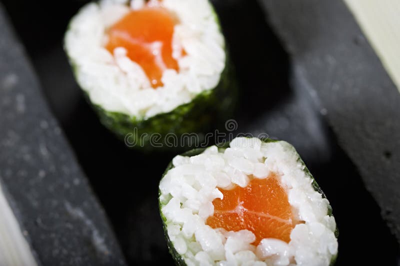 Maki Sake stock image. Image of wasabi, tuna, miso, rice 17926167