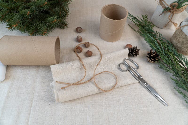Making Advent Calendar from Sustainable Materials. Step-by-step . Step1 