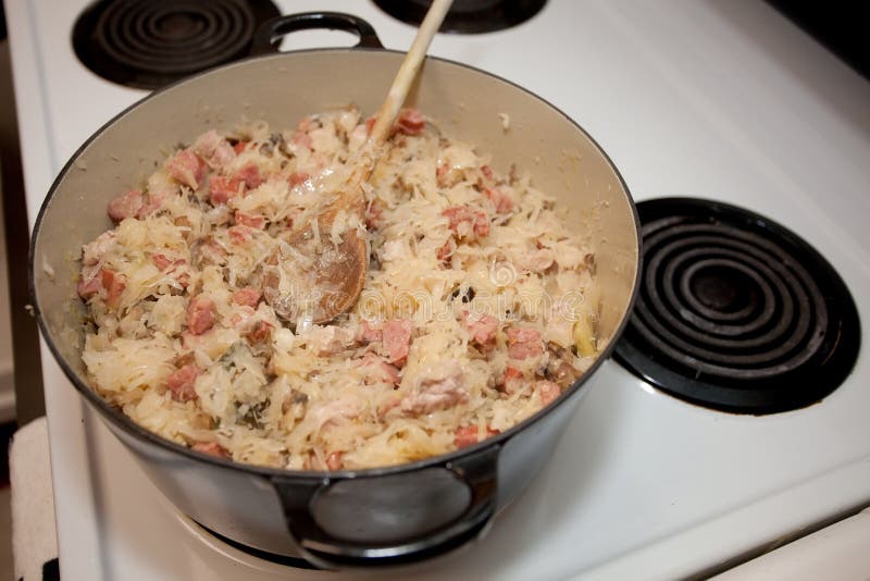 Making of bigos