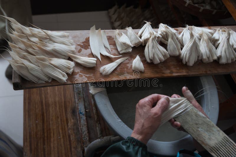 Making Chinese Writing Brush Stock Photo Image of traditional, asian