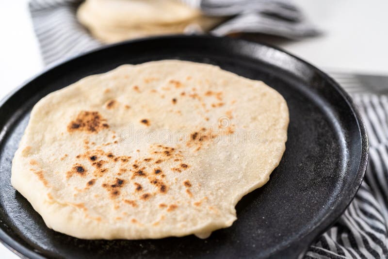 Making flatbread stock photo. Image of food, cooking 275446032