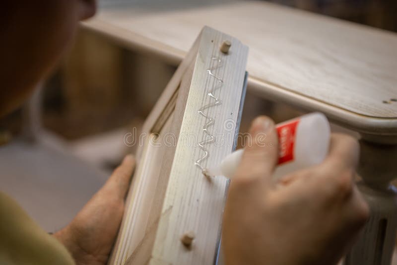 Making Furniture from Wood. Work Carpenter Stock Photo Image of work