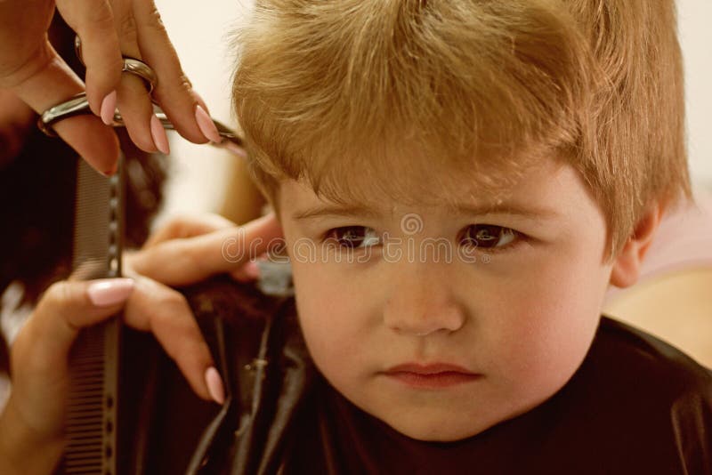 Making the Haircut Experience Enjoyable. Little Child Given Haircut. Small  Child in Hairdressing Salon Stock Image - Image of shampoo, fashion:  137615291