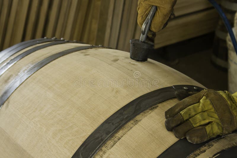 Manufacturing Process Of Barrels For Wine Stock Image Image of nature