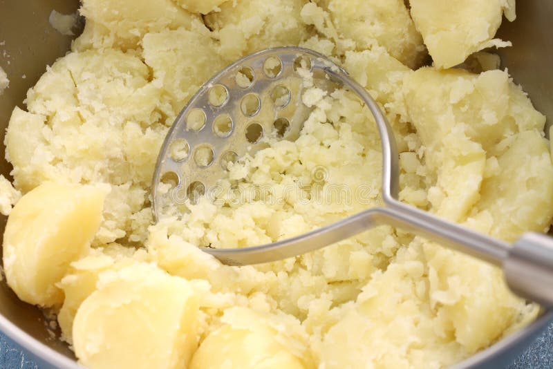 Making mashed potatoes