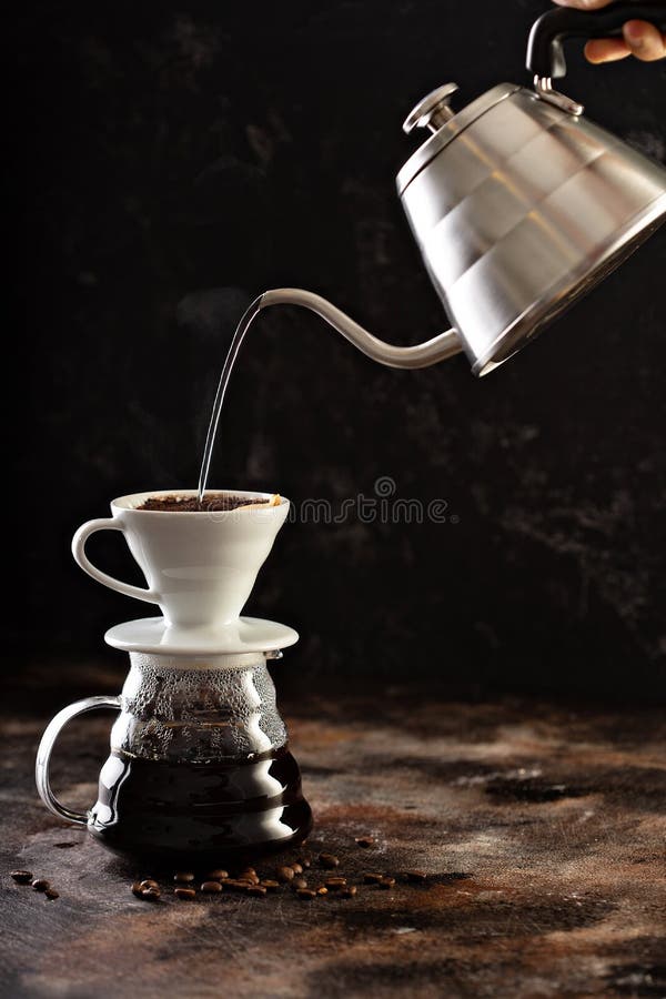 Water Being Poured Coffe Cup Stock Photos Free & RoyaltyFree Stock