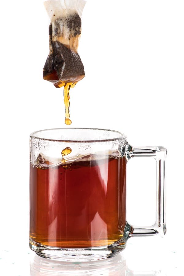 Mug and tea bag stock photo. Image of ceramics, glass 14907450