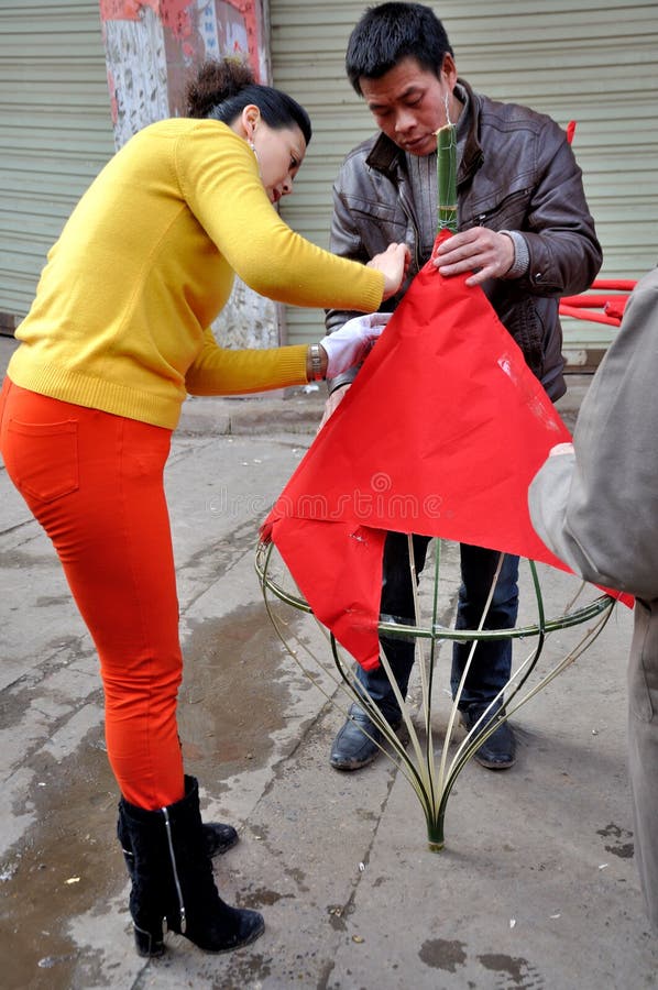 Making Toad Lantern on Toad Festival