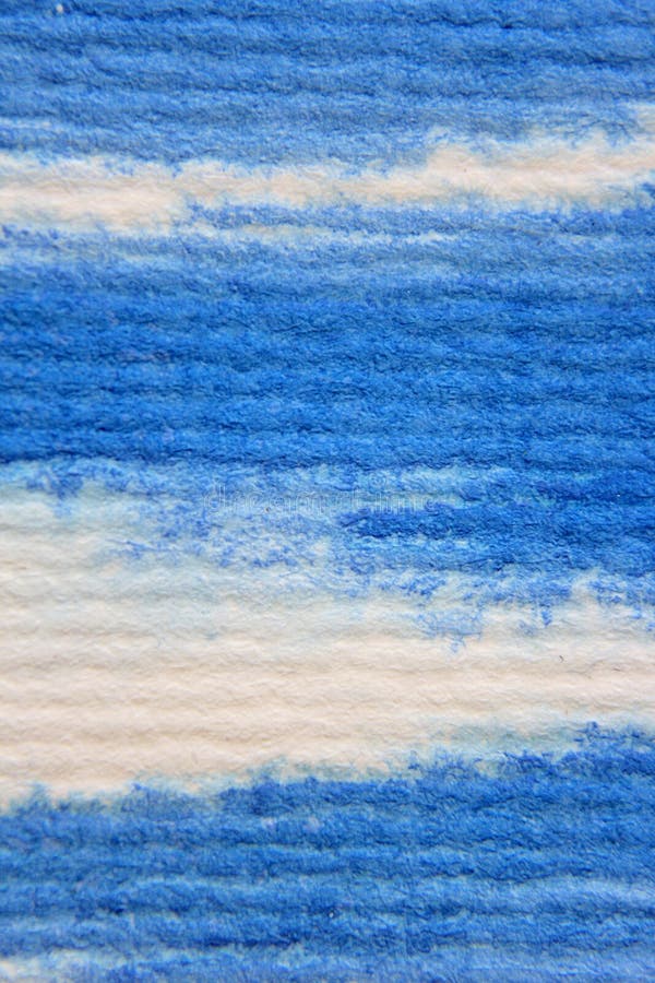 Makro- Błękitna akwarela na Textured papierze 3 ilustracja wektor