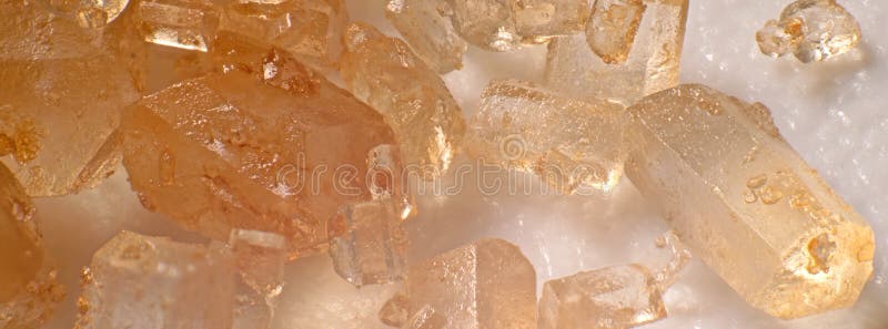 Makro- fotografia stos Brown cukier obrazy royalty free