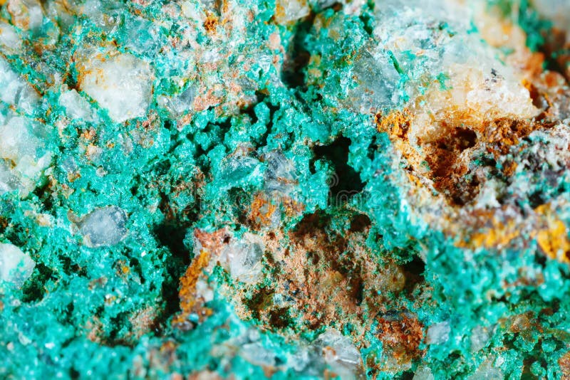 Makro- strzelanina naturalny gemstone Tekstura kopalina malachit abstrakcyjny tło obrazy royalty free Makro- strzelanina naturalny gemstone Tekstura kopalina malachit abstrakcyjny tło obrazy royalty free