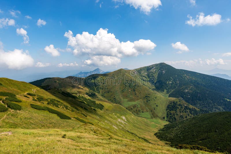 Mala Fatra mountains at Slovakia