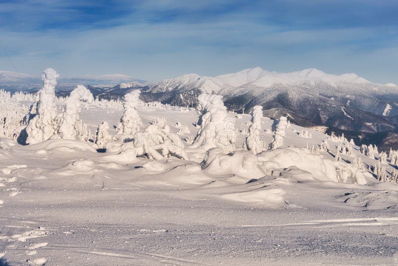 Mala Fatra mountains from Krizava hill near Martinske Hole