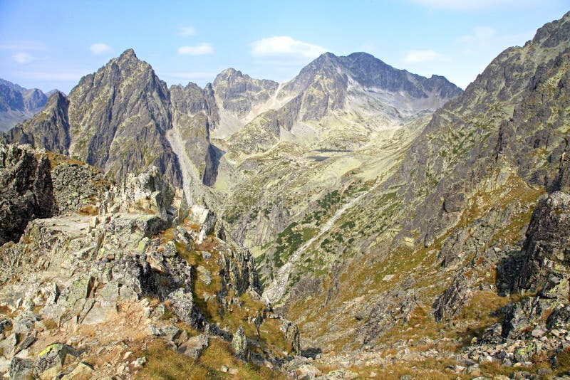 Mala studena dolina - valley in High Tatras, Slovakia