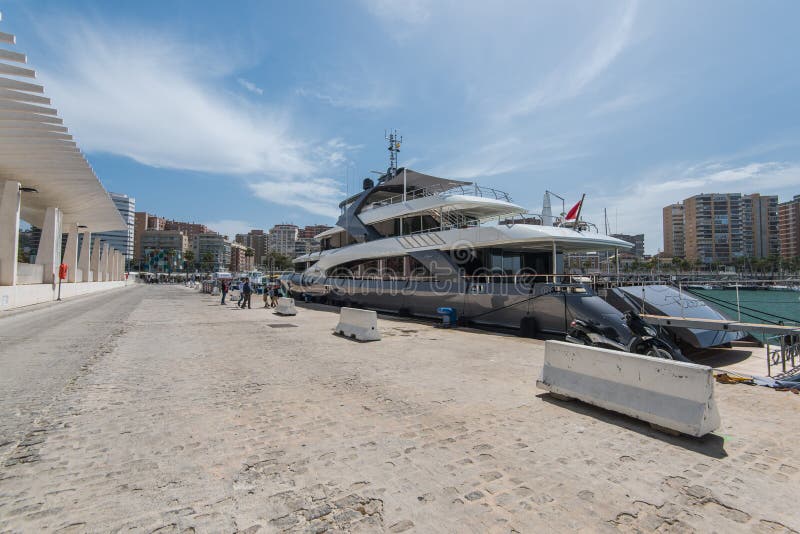 luxury yacht in malaga