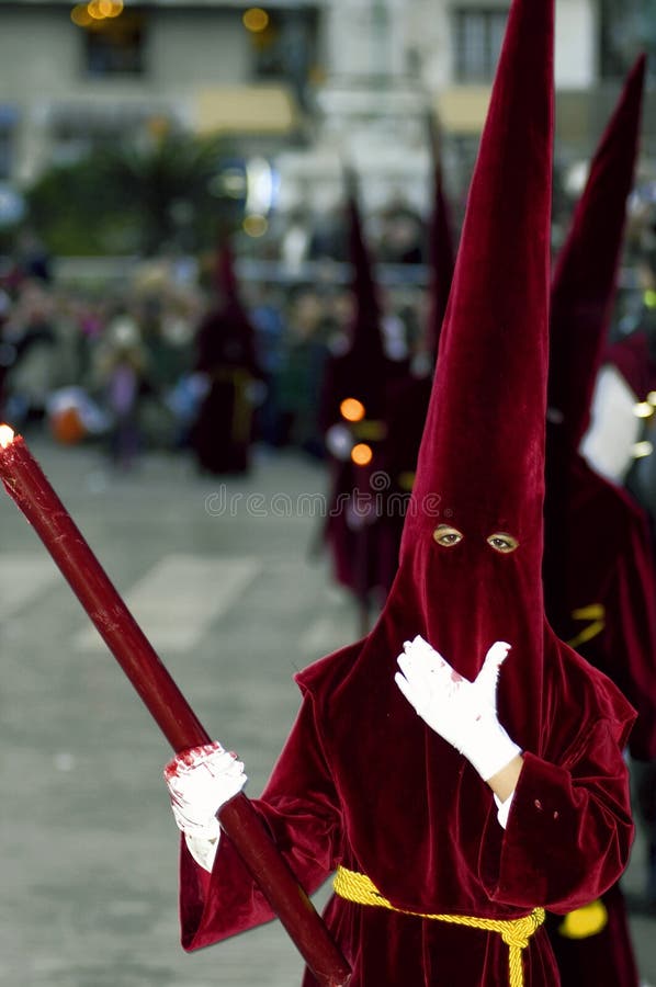 MALAGA, SPAIN APRIL 12 Traditional Processions of Holy Week I