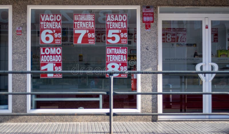 Facade Of A Franchise Of Swift Meat Market In Sao Paulo Stock Photo -  Download Image Now - iStock