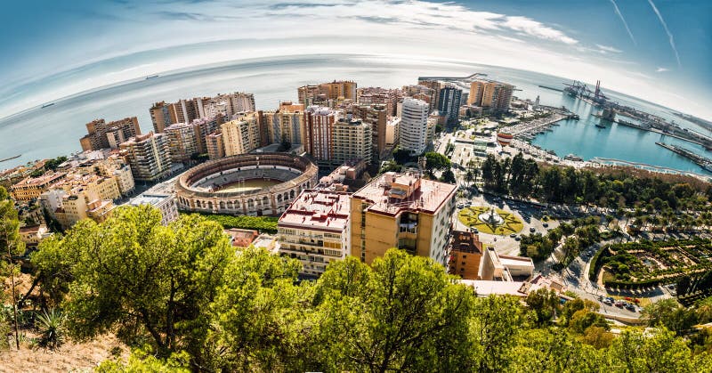 Malaga, Spanje stock afbeeldingen Malaga, Spanje stock afbeeldingen