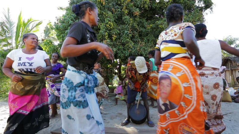 Malagasy Woman From Village Traditional Singing And Dancing Stock Footage Video Of Costume