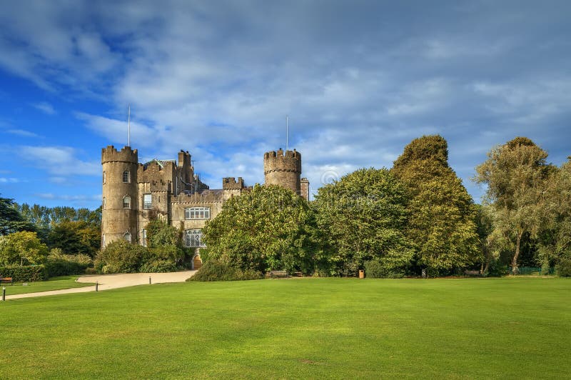 Malahide Castle parts of which date to the 12th century, Iraland. Malahide Castle parts of which date to the 12th century, Iraland