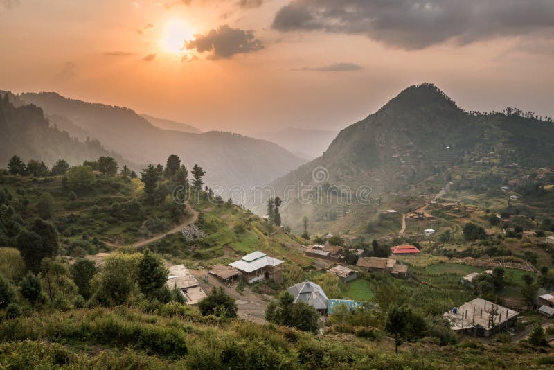 Malamjaba KPK flugsmälla Pakistan fotografering för bildbyråer Malamjaba KPK flugsmälla Pakistan fotografering för bildbyråer