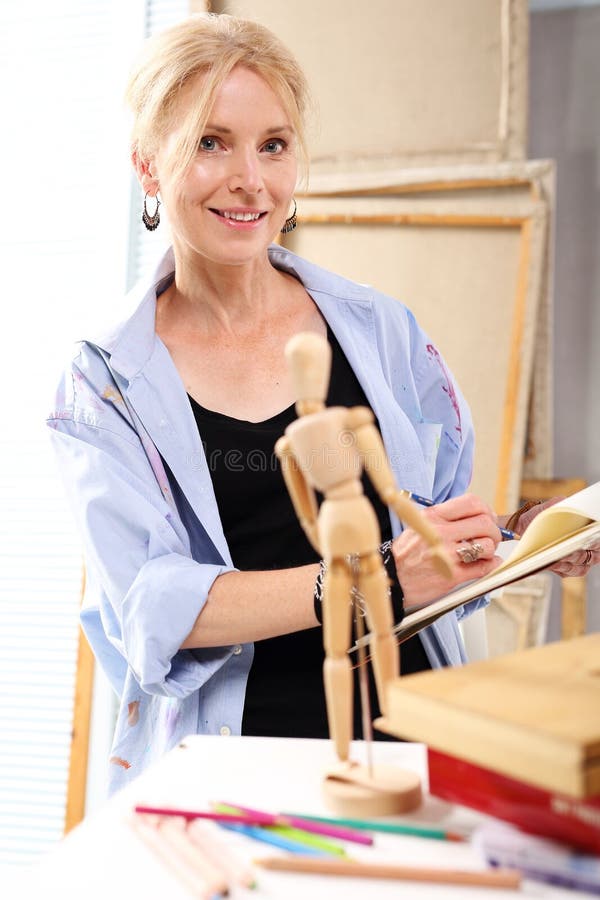 Malarz obrazy royalty free