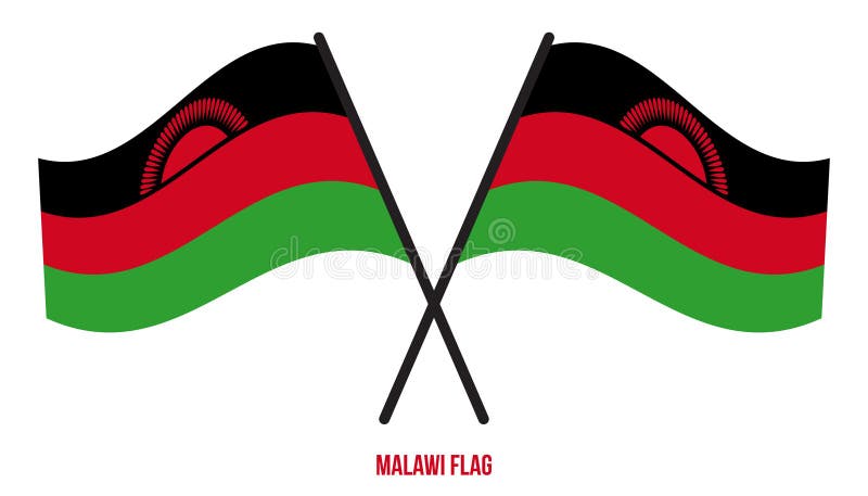 Malawi Flag Waving Vector Illustration On White Background Malawi
