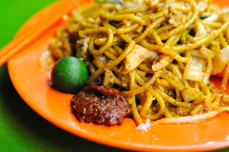 Malay style fried noodles
