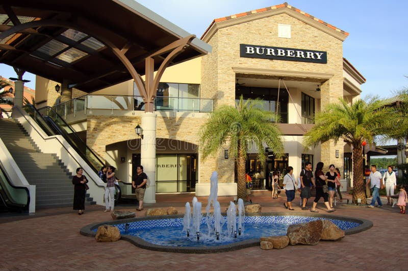 Malaysia Johor Premium Outlet Boutique Centre Editorial Stock Image