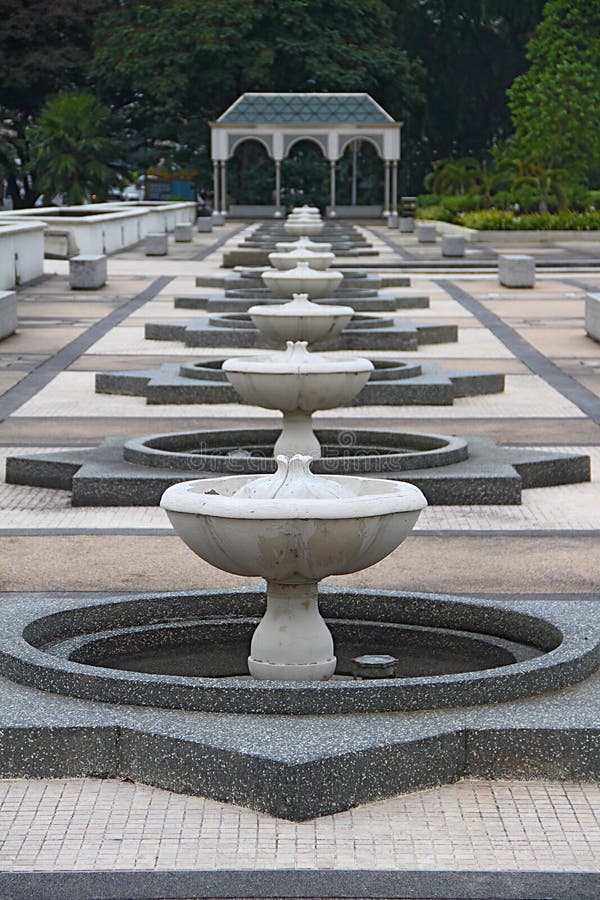 Malaysia-nationaler Moschee-Flur lizenzfreies stockbild Malaysia-nationaler Moschee-Flur lizenzfreies stockbild