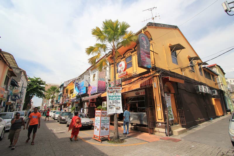 Malaysia Penang Street View Editorial Stock Image - Image of building