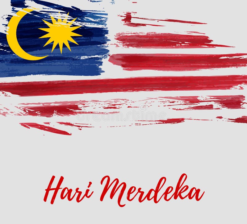 Malaysia självständighetsdagen - Hari Merdeka ferie royaltyfri illustrationer Malaysia självständighetsdagen - Hari Merdeka ferie royaltyfri illustrationer
