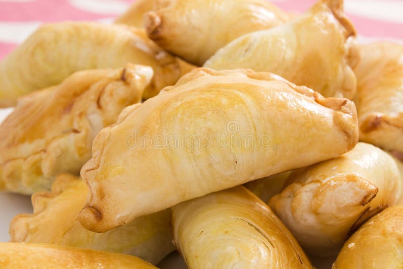Malaysian Curry Puffs royalty free stock photo