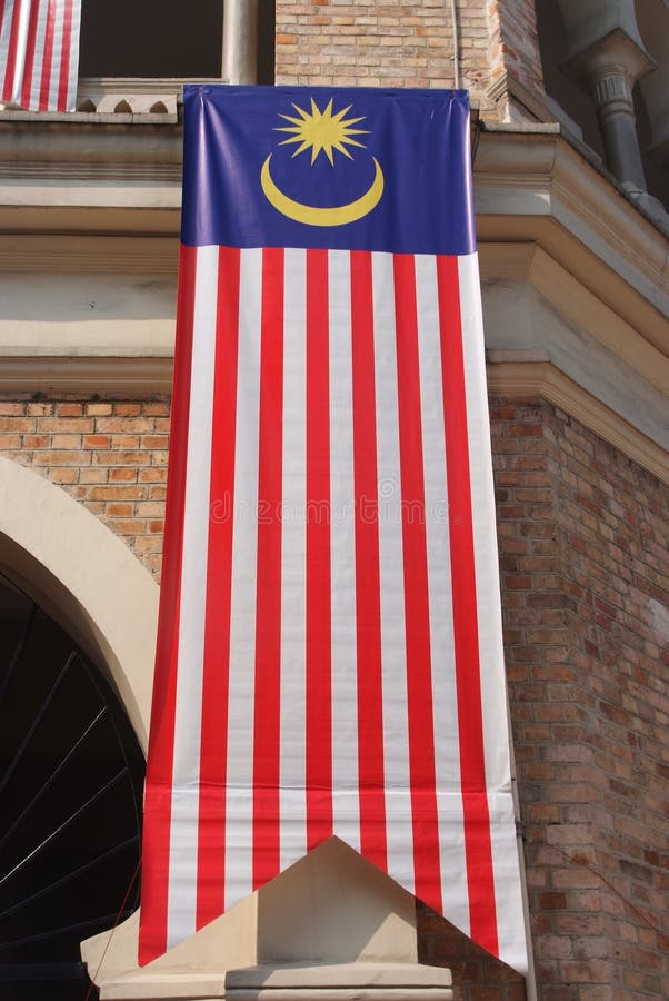 Malaysian flag stock image. Image of national, patriotic  26013593