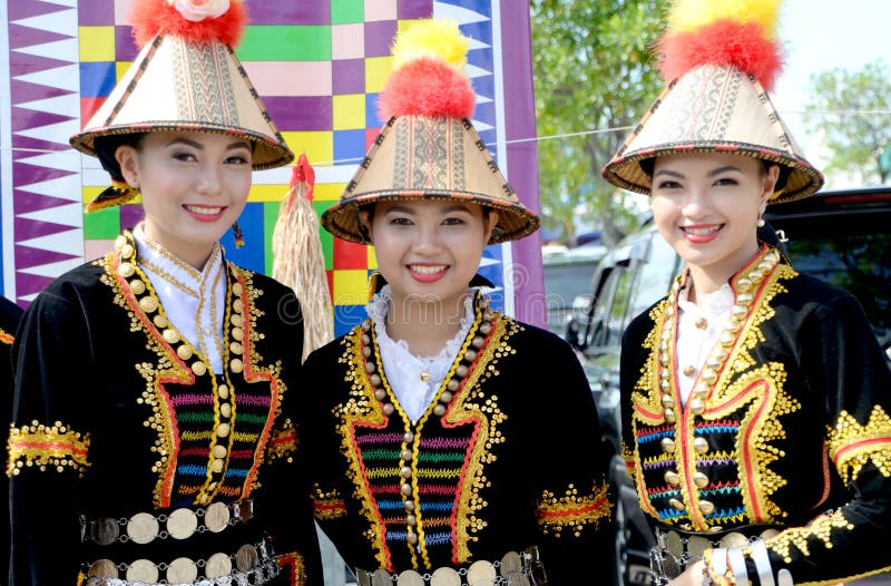 Malaysian Women from Ethnic Kadazan Editorial Image - Image of