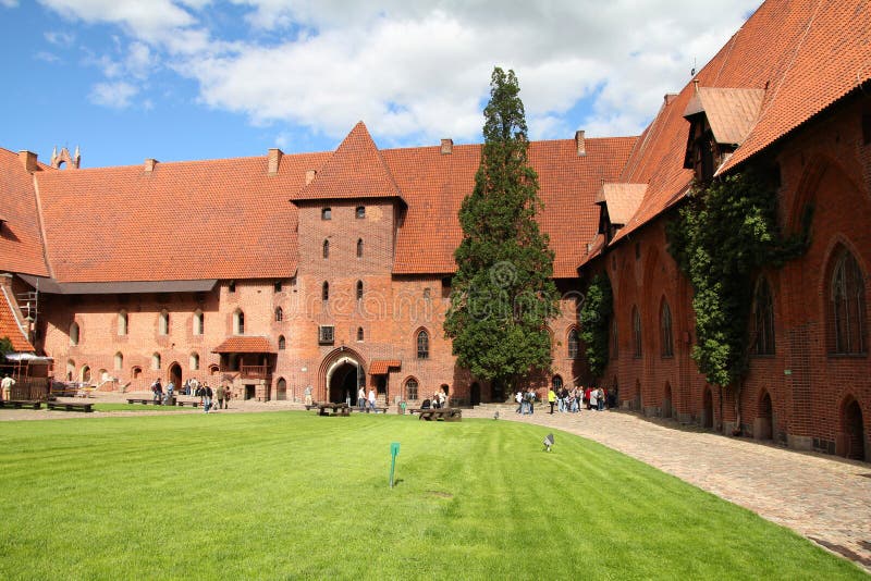 Malbork castle stock image. Image of historic, castle - 32952355