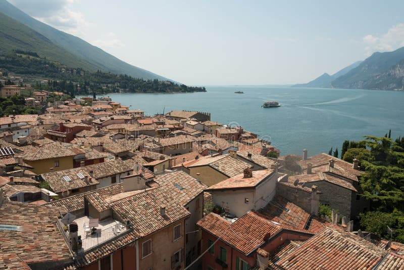 Malcesine (λίμνη Garda) στοκ φωτογραφία με δικαίωμα ελεύθερης χρήσης